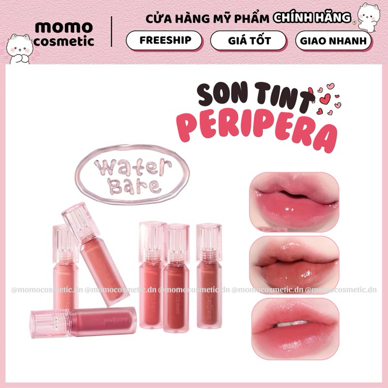 Son tint bóng PERIPERA Water Bare Tint