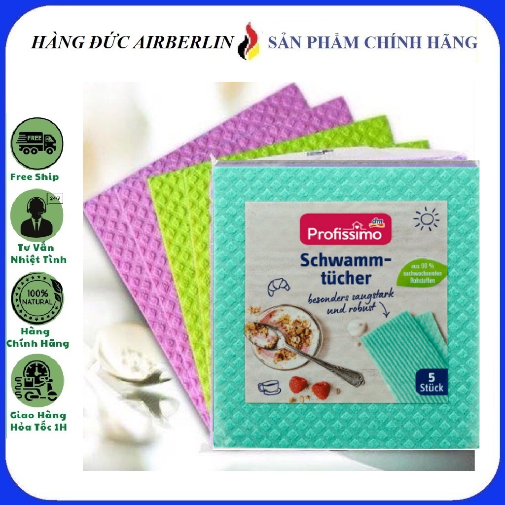 [Chính Hãng] KHĂN LAU ĐA NĂNG XỐP VẢI PROFISSIMO ĐỨC