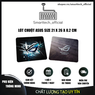 Lót chuột,pad cực đẹp,nhiều mẫu Asus size 21x26cm dày 2mm may viền chắc chắn,giao ngẫu nhiên hình Asus