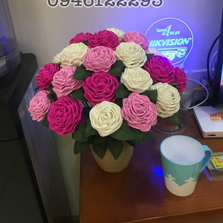Giấy nhún làm hoa