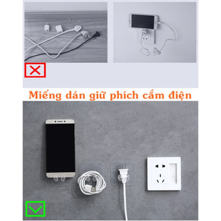 Miếng dán giữ phích cắm điện