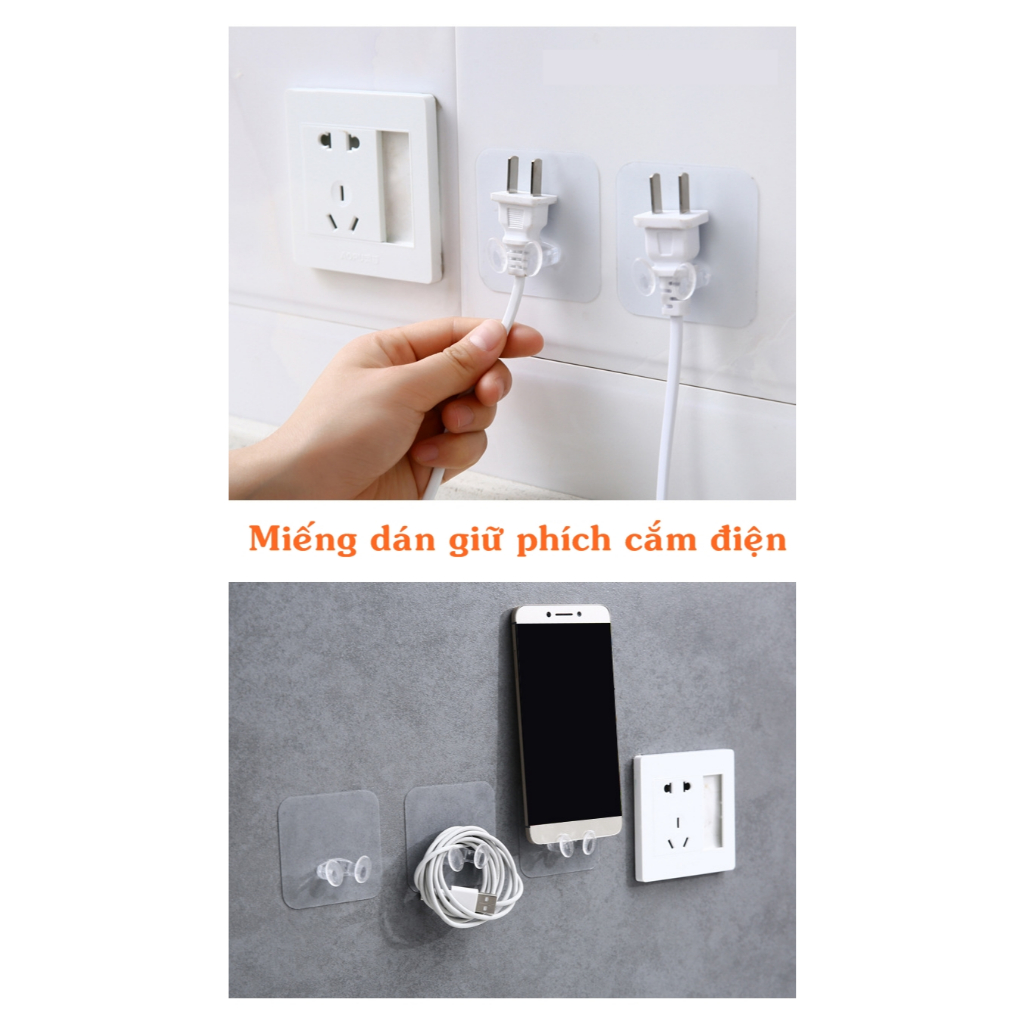 Miếng dán giữ phích cắm điện