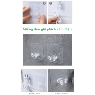 Miếng dán giữ phích cắm điện