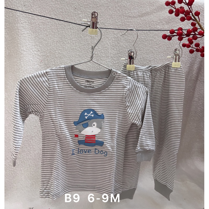 Áo quần thu đông chính hãng  Dokma bé trai size 6-9M