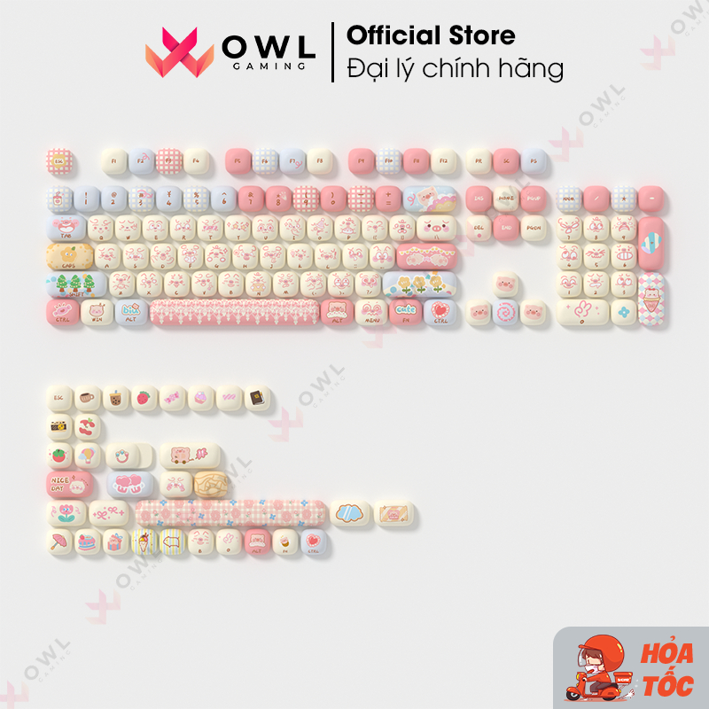 Set keycap AKKO Piggy Party (139-key)