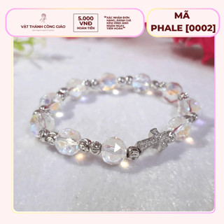 [Quà Tặng Ý Nghĩa] Vòng Tay, Lắc Tay Phale 10 Li Phối Titan Bạc, Charm Phụ Kiện Thánh Giá