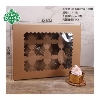 Set 5 Hộp Cupcake 12 Bánh