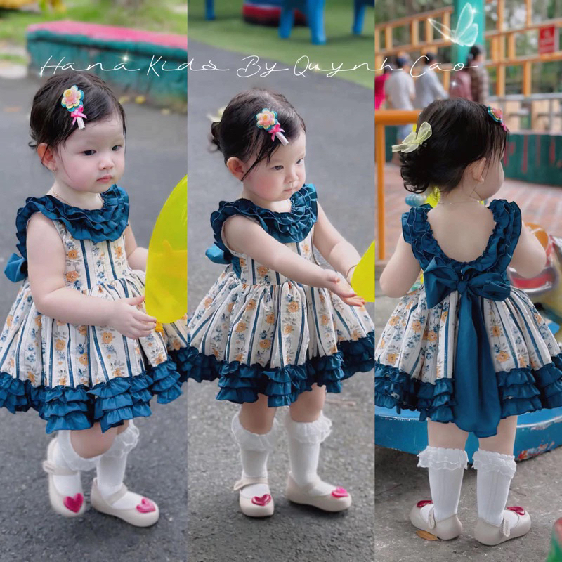 [HÀNG CHÍNH CHỦ] VÁY ĐẦM LOLITA / TÂY BAN NHA KÈM QUẦN CHO BÉ GÁI SIÊU XINH