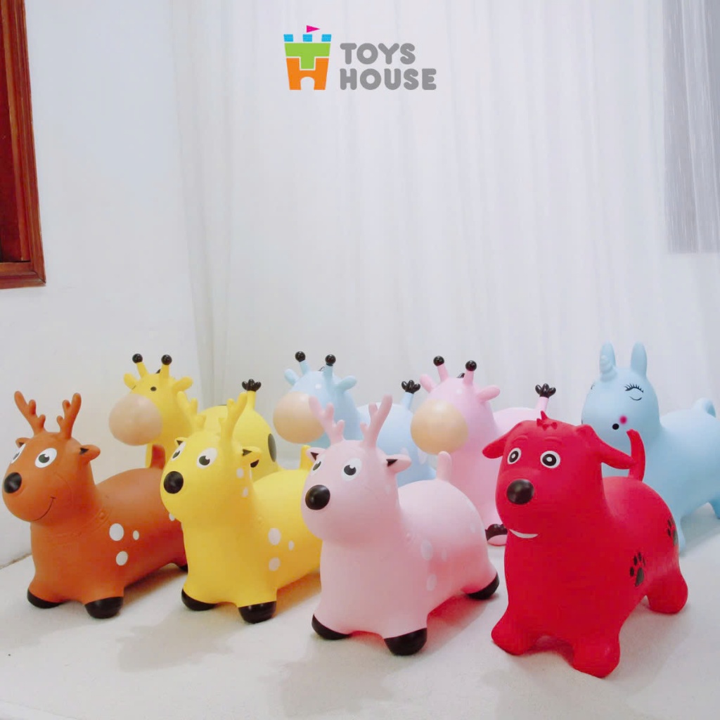 Thú nhún cao cấp Toyshouse chất liệu cực kỳ an toàn cho bé