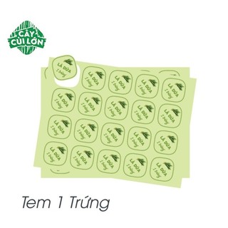 Set 5 Tấm Tem Nhân 1 Trứng