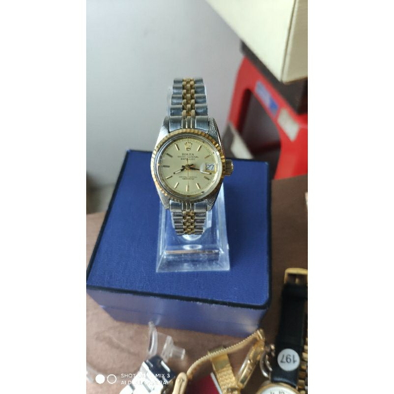 đồng hồ nữ dây demi hiệu rollex cơ automatic máy thụy sản xuất tại nhật bản