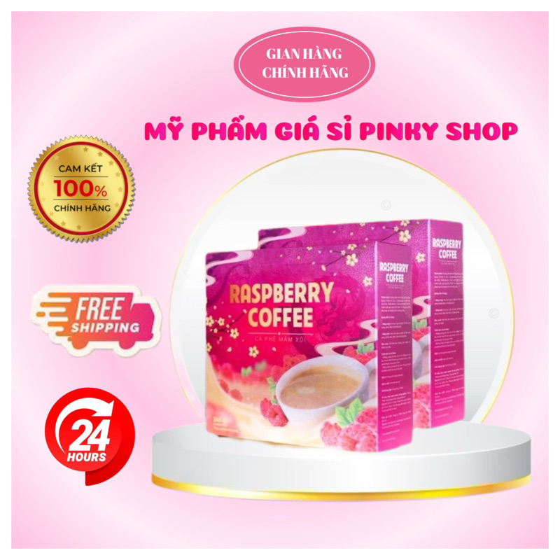 Caffe Mâm Xôi  hộp 15 gói  (thạch dứa giảm cân Hàn Quốc)
