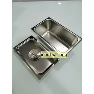 Khay inox GN 1/4 đựng TOPPING/ THỰC PHẨM
