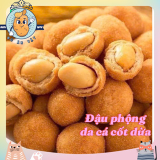  500gam đậu phộng da cá nước cốt dừa hàng loại 1 siêu thơm ngon giòn rụm đồ ăn vặt An Vy 