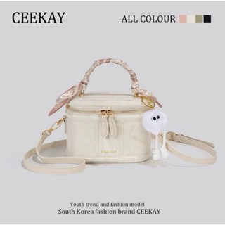  Túi Xách Ceekay Chính Hãng - Túi Đeo Chéo Kiểu Cốp Da Nhung Phối Móc Ngựa Độc Đáo Trẻ Trung Sôi Nổi 