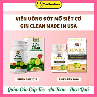  Giảm cân đốt mỡ siết cơ toàn thân cấp tốc Monica Gin Clean Mỹ chính hãng an toàn hiểu quả mẫu mới cải tiến nhất 