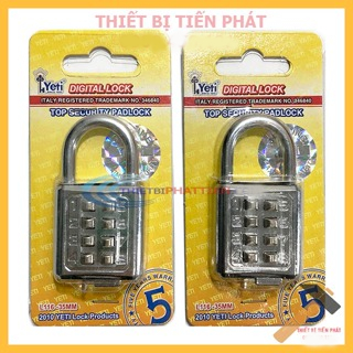 Ổ Khóa Số Bấm YETI 8 Số 35mm L-116, Chuyên Khóa Tủ, Vali, Túi Xách, Cao Cấp