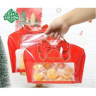 Set 10 Túi Zip Nơ Đỏ