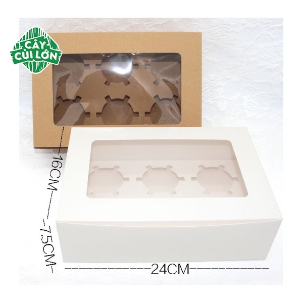 Set 5 Hộp 6 Bánh Cupcake