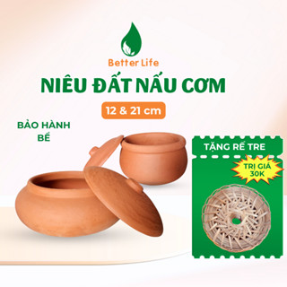 Nồi đất nung, niêu cơm, niêu đất, niêu đất nung kho cá, thịt bảo hành bể vỡ Better Life