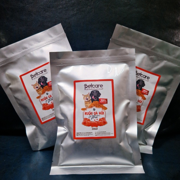 Ruốc Cá Hồi Ăn Liền PetCare ( Hũ 200gr và Gói 500gr )
