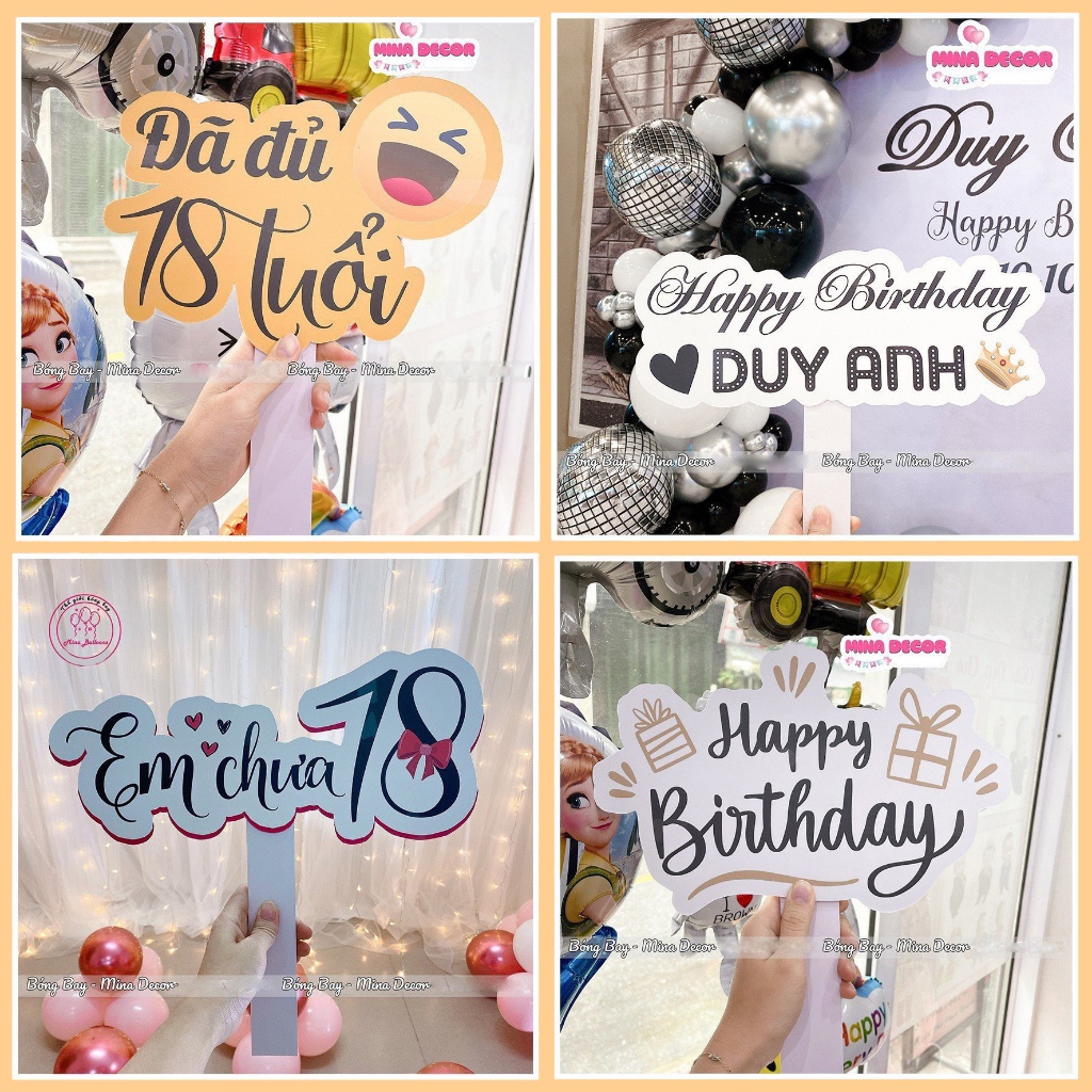 Hashtag sinh nhật người lớn, Hastag cầm tay chụp ảnh