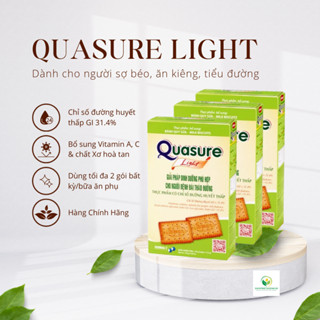 Combo 3 hộp Bánh Quy Quasure Light Bibica 140gr dành cho người ăn kiêng, tiểu đường