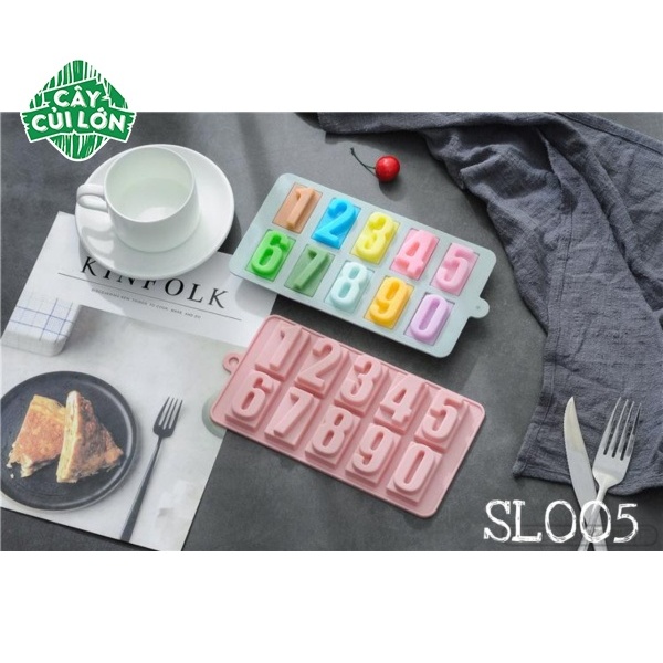KHUÔN SILICONE SỐ 0-9