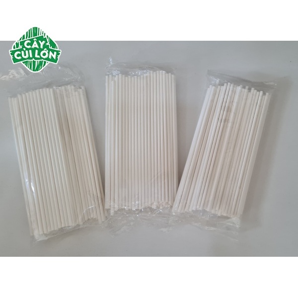 SET 100 QUE LÀM KẸO LOLLIPOP (giấy đặc)