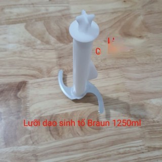 Phụ kiện máy xay cầm tay braun vỏ cối, nắp, lưỡi dao của cối braun 1250ml