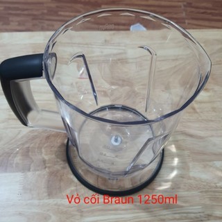 Phụ kiện máy xay cầm tay braun vỏ cối, nắp, lưỡi dao của cối braun 1250ml