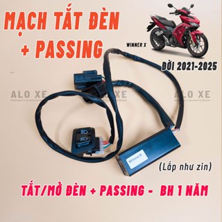 Mạch tắt đèn tích hợp Passing xe Winner X V2,V3,V4 2021 - 2025  (BH 1 Năm, lắp đặt như zin) - Tặng kèm 3 dây rút