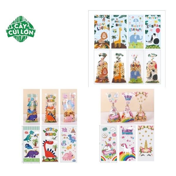 SET 50 TÚI KIẾNG 12.5X27CM (gồm dây kẽm)