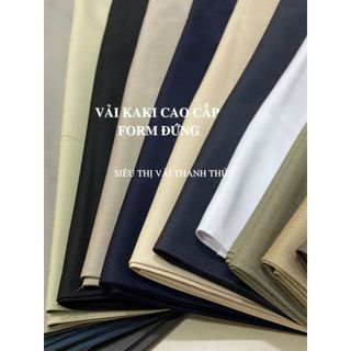 VẢI KAKI USA CAO CẤP | FORM ĐỨNG MAY QUẦN NAM CÔNG SỞ, DÀY DẶN – GIỮ DÁNG TỐT