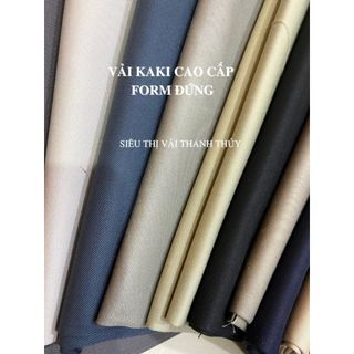 VẢI KAKI USA CAO CẤP | FORM ĐỨNG MAY QUẦN NAM CÔNG SỞ, DÀY DẶN – GIỮ DÁNG TỐT