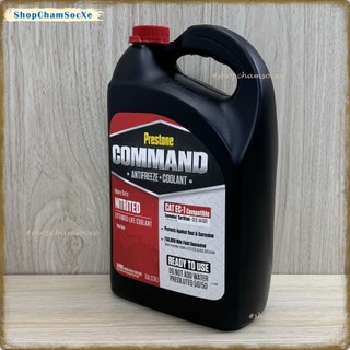 Nước làm mát động cơ Prestone Command dùng cho xe ô tô tải nặng (dung dịch màu đỏ) can 1 gal Hàng Mỹ