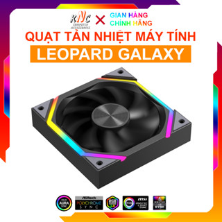 Quạt Tản Nhiệt Jungle Leopard Galaxy Led 5v ARGB Kích Thước 12cm Sáng Viền - Hàng Fullbox