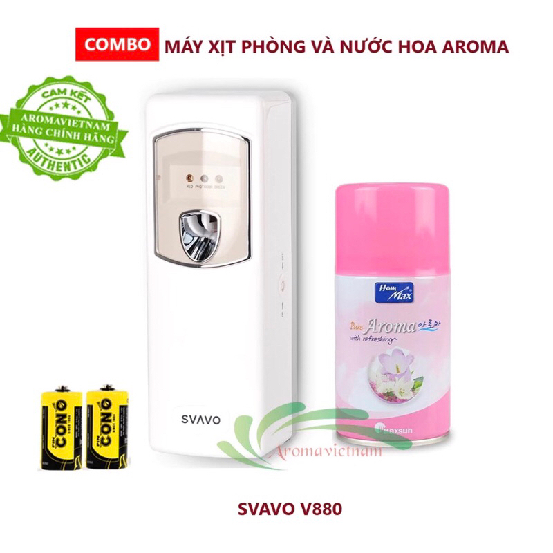 [SALE SẬP SÀN] Combo MÁY XỊT PHÒNG TỰ ĐỘNG và BÌNH XỊT PHÒNG (có cảm biến ánh sáng)