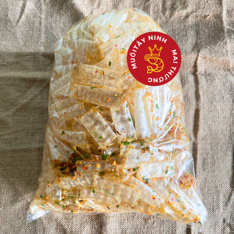Bánh Tráng Trộn Dầu Hành Bánh Tráng Cuộn Dầu Hành 500gr