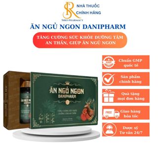 Ăn Ngủ Ngon Danipharm giúp ăn ngon miệng, ngủ sâu giấc hơn - Hộp 2 lọ x 30 viên