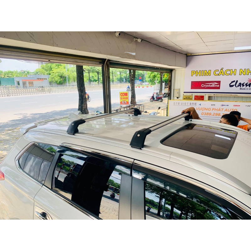 [Hàng đẹp] Giá nóc ngang xe Mitsubishi Outlander 2010-2022