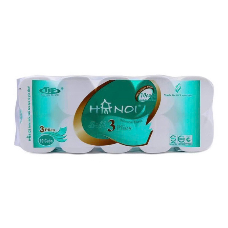 Giấy Vệ Sinh Hà Nội 3 lớp Không lõi