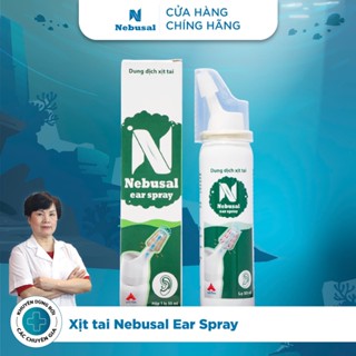 Rửa tai Nebusal Ear Spray Loại Bỏ Ráy Tai Tích Tụ, Vệ Sinh Tai Hàng Ngày, Ngăn Ngừa Ráy Tai Chai