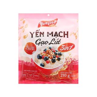 Yến mạch gạo lứt Yumfood gói 210g