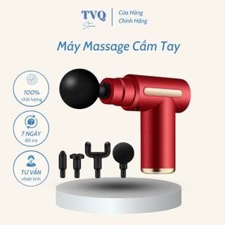 Máy Massage Cầm Tay 24W 4 Đầu 6 Chế Độ Tuỳ Chỉnh Giúp Thư Giãn Giảm Mệt Mỏi Tại Nhà TVQ Store