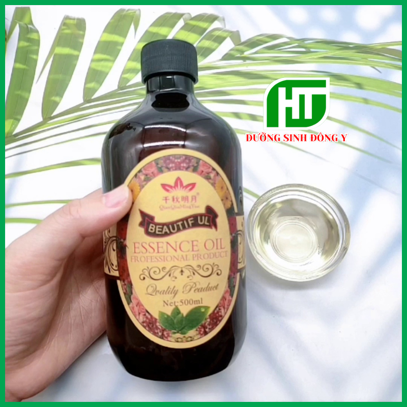 Dầu Massage Body Thảo Mộc, Gừng Ngải Kèm Vòi Mát Xa Body, Cổ Vai Gáy Spa Dưỡng Sinh