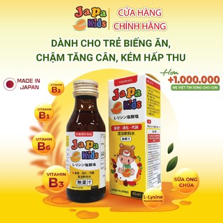  Mua 3 Chai Siro Japa Kids Tặng 1 Kích Thích Ăn Ngon Tăng Cân Tăng Chiều Cao Cho Bé Chính Hãng JaPan 