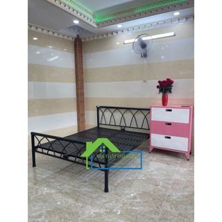 Giường sắt đan chéo 1mx2m Nội Thất Chí Hiếu