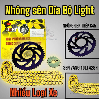 (Siêu Rẻ ) Nhông Sên Đĩa Light Speed Đủ Size Cho Sirius, Exciter 135, Exciter 150, Exciter 155, Winner, Sonic, Satria >>