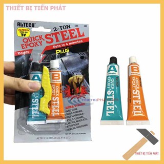 Keo AB Thái, Siêu Cứng, Chịu Nhiệt, Chịu Nước, Dán Nhựa Quick Epoxy Steel ( 2 Tuýp Trộn Lại )